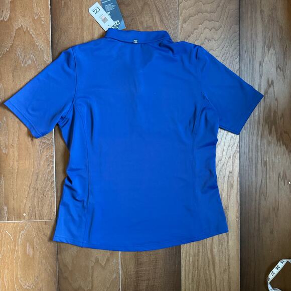 Cutter & Buck Women's UF/ University of Florida Gators Polo Tour Blue Large NWT - Picture 2 of 4